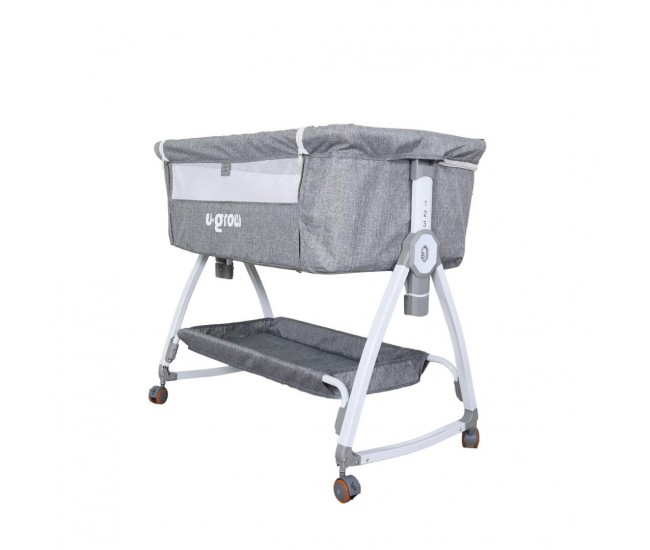 Patut 2 in 1 Co-Sleeper cu functie de leagan, U-Grow