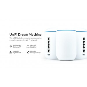 Ubiquiti UniFi Dream Machine,  High‐Performance Dual Band 802.11ac 4x4