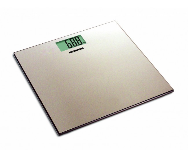 Cantar de baie Heinner HBS-180SSGD, 180kg, platforma din inox colorat,