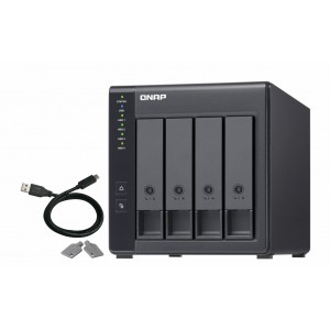 RAID USB QNAP TR-004 4-Bay, 2.5/3.5 SATA 3Gbps HDD (compatibile