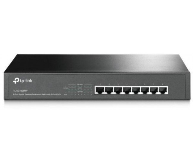 Switch TP-Link TL-SG1008MP, 8 port, 10/100/1000 Mbps