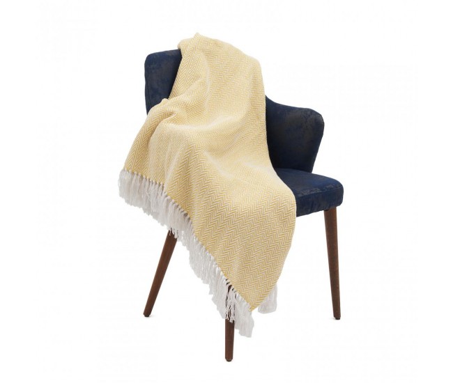 CUVERTURA PLED 160X200 CM ZIG YELLOW