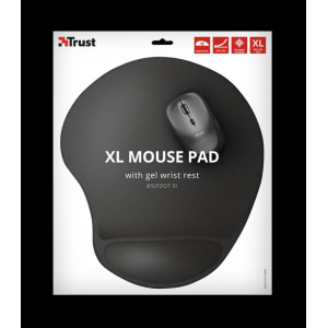 Mouse pad Trust Bigfoot XL, cu gel pad, negru