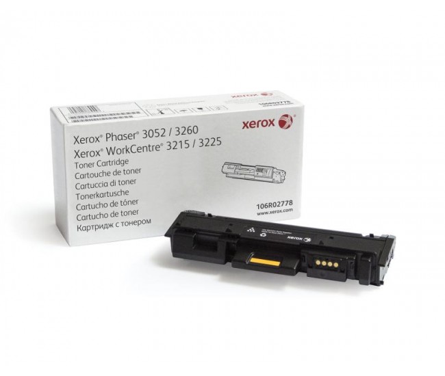 Toner Xerox 106R02778, black, 3 k, Phaser 3052,3260, WorkCentre3215,3225