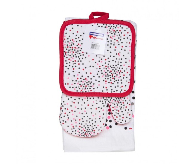 SET 3 PIESE BUCATARIE DOTS