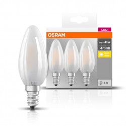 Set 3 becuri Led Osram, E14, , 4W, 470 lumeni,
