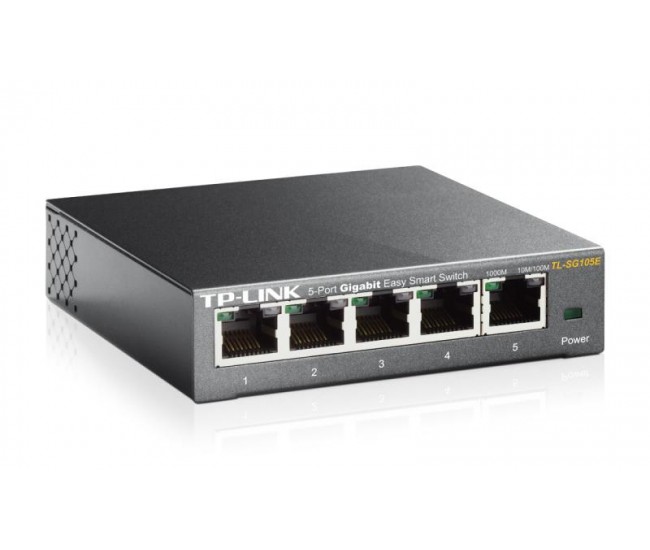 Switch TP-Link TL-SG105E, 5 port, 10/100/1000 Mbps