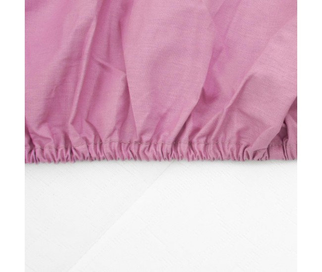 CEARCEAF PAT CU ELASTIC 90X200 CM ROZ