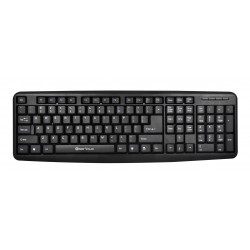 Tastatura Serioux 9400USB, cu fir, US layout, neagra, 104 taste,