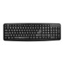 Tastatura Serioux 9400USB, cu fir, US layout, neagra, 104 taste,