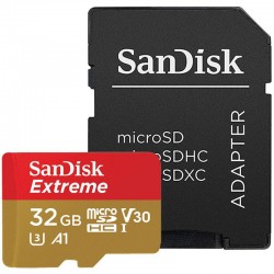Card de memorie MicroSD SanDisk Extreme, 32GB, Adaptor SD, Class