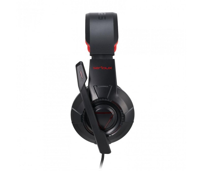 Casti cu microfon X by Serioux, Gaming, RUARI, difuzor: 40mm,