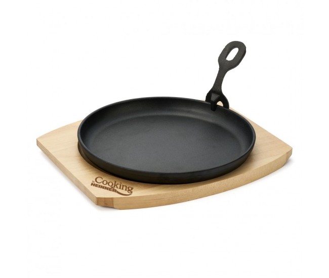 PLATOU SERVIRE ROTUND , 22 CM , FONTA PURA, CU