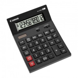 Calculator birou Canon AS2200, 12 digiti, display LCD, alimentare solara