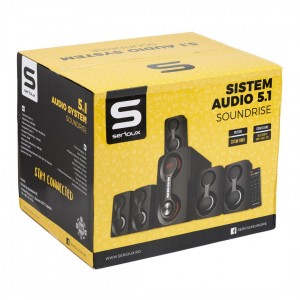 Boxe Serioux 5.1 SoundRise 51105W, putere totala 105W RMS, tip