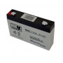 Acumulator AGM 7.2Ah 6V seria  MW Power, MWS7.2-6, terminal