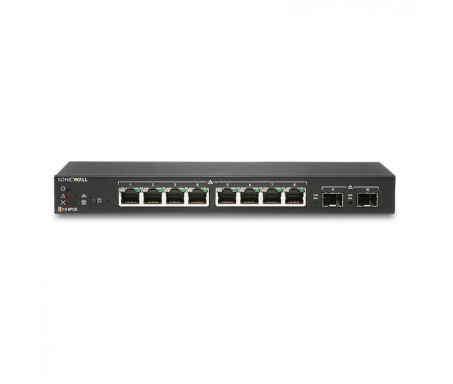 Switch SonicWall SWS12, 8 port,﻿ 10/100/1000 Mbps