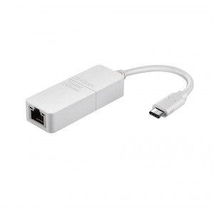 D-link USB-C to Gigabit Ethernet Adapter, DUB-E130; Achieve transfer speeds