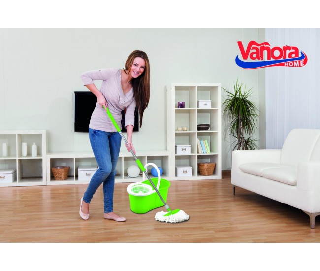 SET CURATENIE PRIMO,MOP ROT. 360,VERDE,VANORA HOME