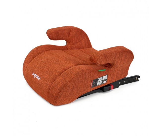Inaltator auto U-Grow, 125-150  R129 cu isofix, caramiziu