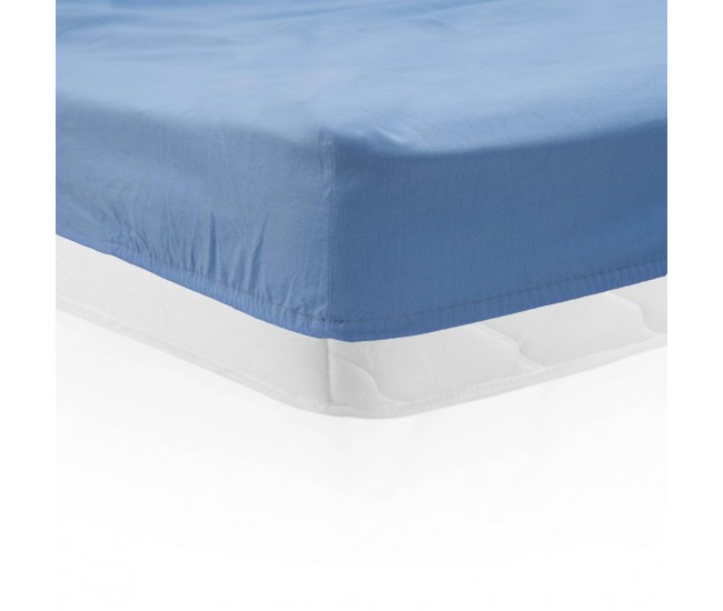 CEARCEAF PAT CU ELASTIC 90X200 CM BLUE