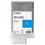 Cartus cerneala Canon PFI-107C, cyan, capacitate 130ml, pentru Canon iPF680/685,
