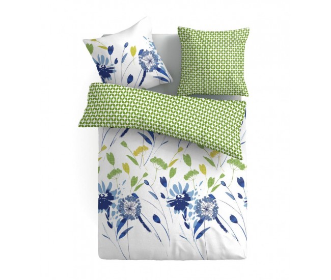 Lenjerie Vanora king size Micro Green Spring