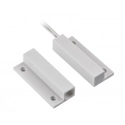 Contact magnetic ND-MC13S-W-10, culoare alba, material plastic, montare aparenta, interspatiu: