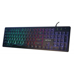 Tastatura Serioux 9500i, cu fir, US layout, iluminata, taste tip