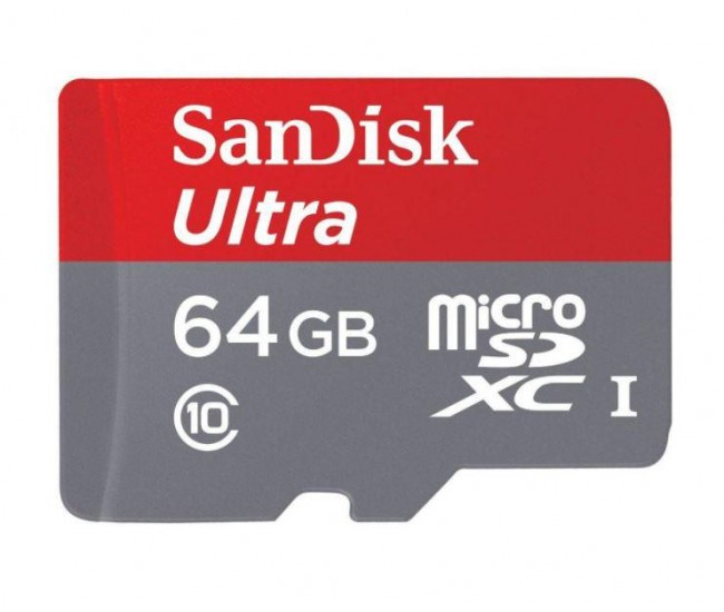 Card de Memorie SanDisk Ultra microSD, 64GB, Class 10