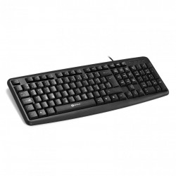 Tastatura Serioux 9400 ROMANIA, cu fir, RO layout, neagra, 104