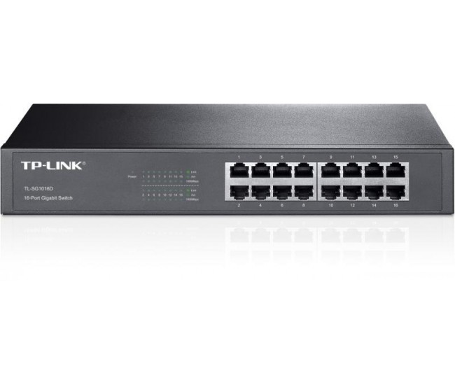 Switch TP-Link TL-SG1016D, 16 port, 10/100/1000 Mbps