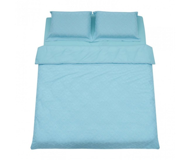 LENJERIE PAT KS CU BRODERIE TUFFATA BLUE