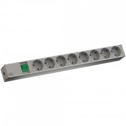 Bachmann IT  PDU 8 x prize Schuko, 1x Switch