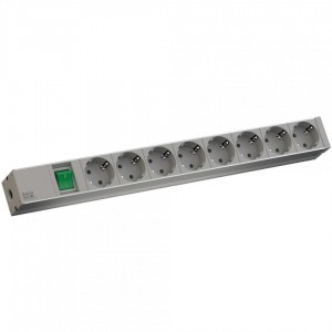 Bachmann IT  PDU 8 x prize Schuko, 1x Switch