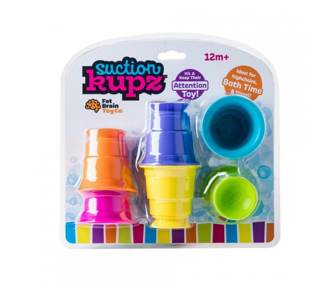 Fat Brain Set 6 cupe de silicon colorate