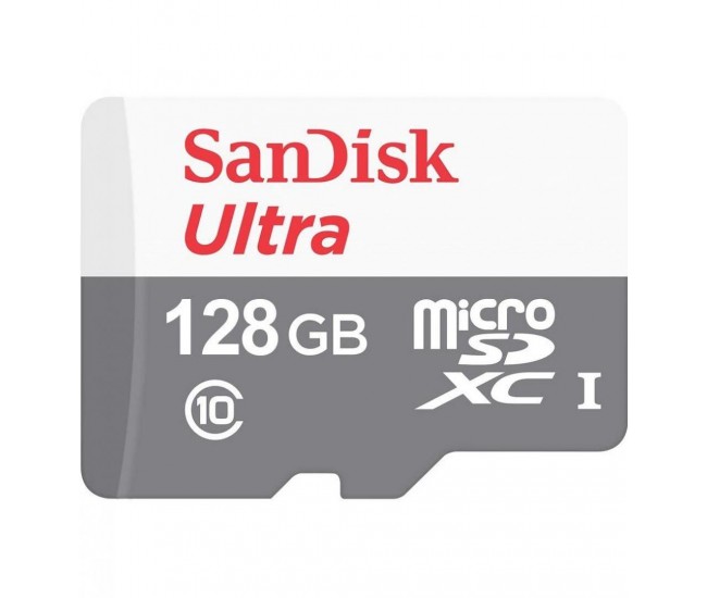 Card de Memorie Kingston MicroSDXC, 128GB, Adaptor SD, Class 10