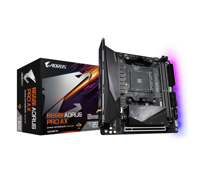 Placa de baza Gigabyte B550I AORUS PRO AX AM4