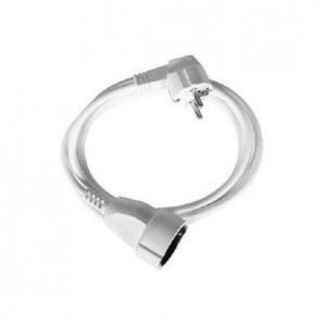 Cordon prelungitor Bachmann, Selly + priza, cablu 10m, culoare alba
