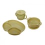 Set diversificare 3 piese silicon : bol , farfurie si