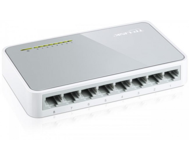 Switch TP-Link TL-SF1008D, 8 port, 10/100 Mbps