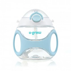 Sticla tritan cu pai si curea , 330 ml ,