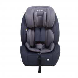 Scaun auto 76-150CM(15M-12Y), R129, isofix si top tether, gri, U-Grow Scaun auto 76-150CM(15M-12Y), R129, isofix si top tether, gri, U-Grow