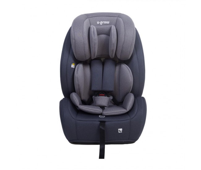 Scaun auto 76-150CM(15M-12Y), R129, isofix si top tether, gri, U-Grow