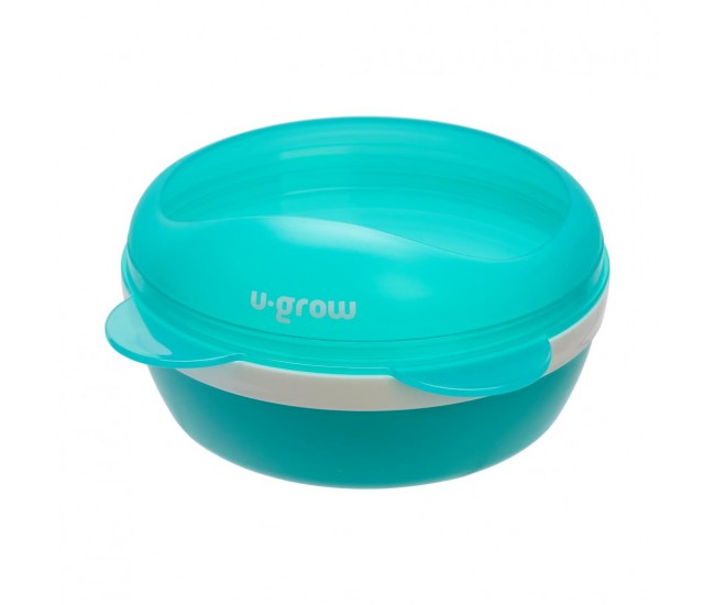Bol 2 in 1 cu capac pentru diversificare ,U-Grow, 220