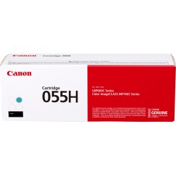 Toner Canon CRG055HC Cyan, High Yeld capacitate 5.9k pagini, pentru
