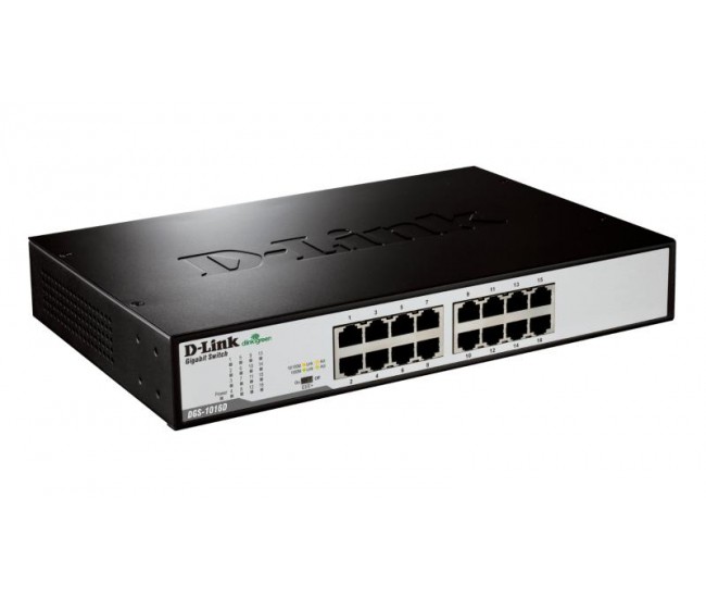 Switch D-Link DGS-1016D, 16 port, 10/100/1000 Mbps