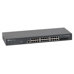 Switch TP-Link TL-SG3428X, Jetstream, managed L2+, 24× 10/100/1000 Mbps RJ45,