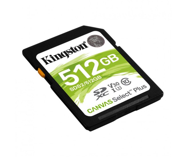 Card de Memorie SD Kingston Canvas Select Plus, 512GB, Class