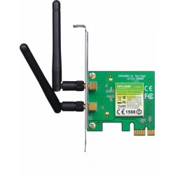 Adaptor wireless TP-Link, N300, PCI-E, 2 antene detasabile